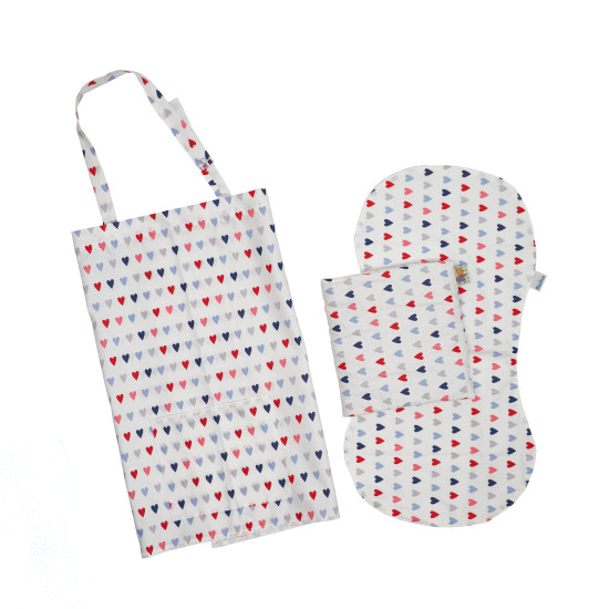 Feeding set Twins 3 el multicolor
