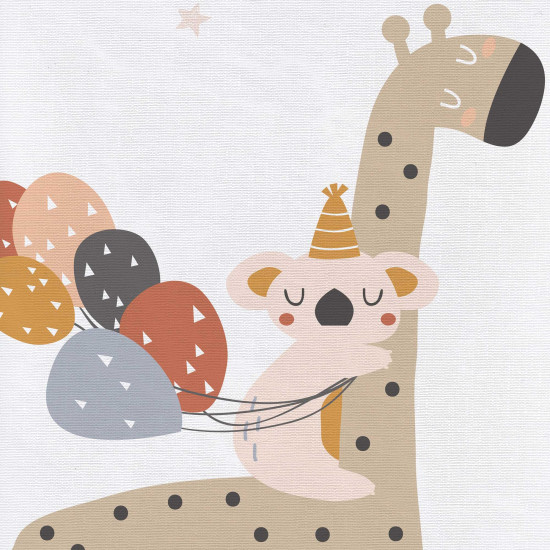 Повивальний матрац Cebababy 40x60 Watercolor Word W-305-000-637, Giraffe, білий