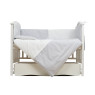 Постельный комплект 7 эл Twins Dolce Loving bear 4075-DLB-10, white/grey, белый/серый