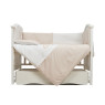 Постельный комплект 7 эл Twins Dolce Loving bear 4075-DLB-02, white/beige, белый/беж