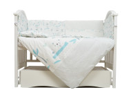 Постільний комплект для дитячого ліжка 6 ел Twins Eco Line New Koala mint