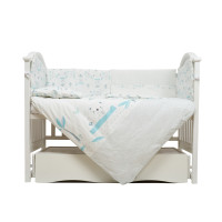 Постільний комплект для дитячого ліжка 6 ел Twins Eco Line New Koala mint