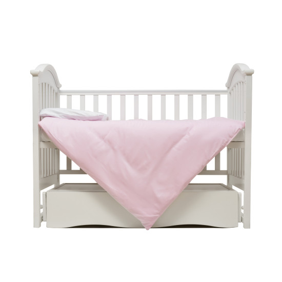 Змінна постіль 3 ел Twins Evo Літо 3068-A-017, white/pink, рожевий