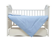 Сменная постель 3 эл Twins Evo Лето 3068-A-016, white / blue, голубой
