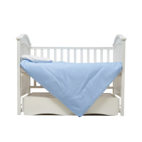 Сменная постель 3 эл Twins Evo Лето 3068-A-016, white / blue, голубой