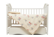 Changeable bedding 3 el Twins Comfort line Bear beige