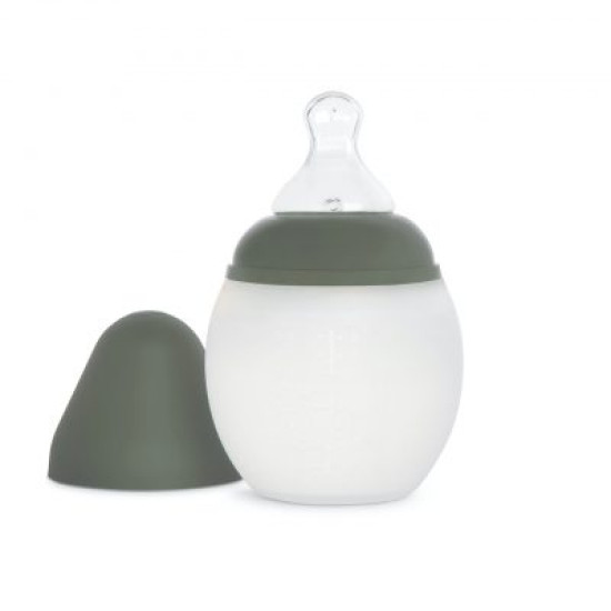 Бутылочка для кормления новорожденных  240 ml Elhee Oz-K240, Kaki