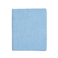 Fitted sheet for children's mattress Twins 120x60 terry blue
