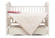 Змінна постіль 3 ел Twins Eco Line New 3091-E-023, Bunnies pink, рожевий