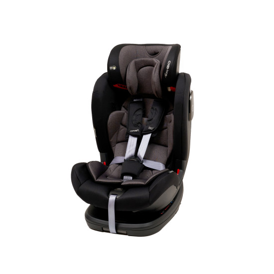 Автокресло EasyGo Convert izofix 0-36 9024-ECis-13, Iron, черный
