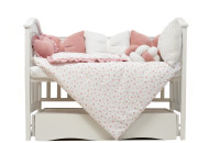 Постельный комплект 6 эл. Twins Love 4020-TL-24, powder pink, пудра
