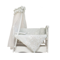 Постельный комплект 8 эл Twins Sweet Umka серый