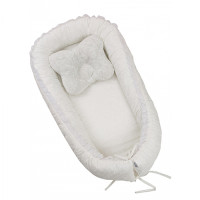 Кокон-позиціонер Twins Ажур (без мережива) 9020-001-01, white, білий