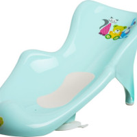 Горка для купания Maltex Bear & Friends с антискользящим ковриком 5405 mint, мятный