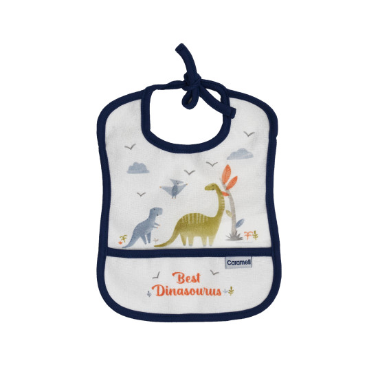 Caramel slobber with Dino One8502-Navy, White