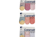 Шкарпетки Caramel бавовна 3-6 м (3 пари) принт COK6954-g, multicolor, мультиколір, 3-6 міс