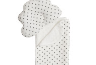 Плед и подушка ортопедическая Twins муслин маршмелоу 110х80 1411-TMPO-01S, white/stars, белый