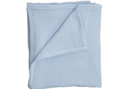 Diaper Twins muslin 130x100 2-ply blue