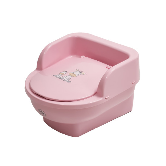 Горшок кресло Maltex Zebra 6510 pink, светло розовый