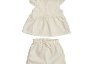 Nabir for Twins Linen (Shorti, T-shirt) Lon 62P W-101-HTL62-202, ECRU, Bezh SVITLY
