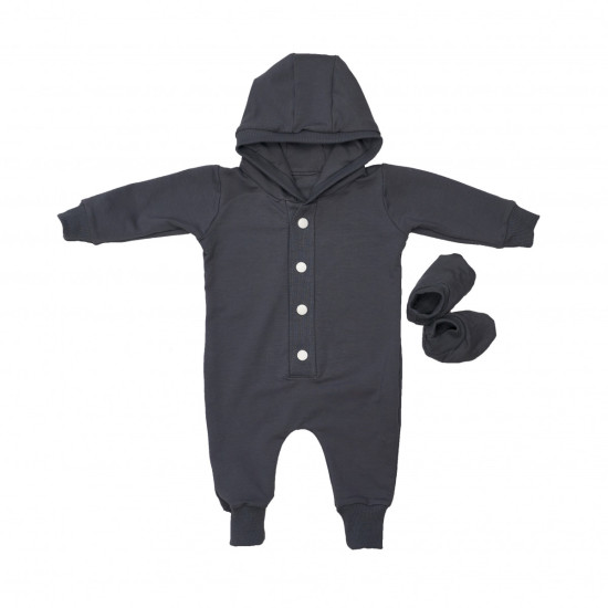 ROMPER TWINS Knitwood 68P 2021-PT68-10, GREY, Gray