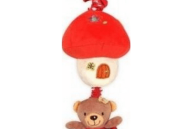 Plush suspension Musical Baby Mix P / 1116-2981 Bear on the ball girl p / 1116-2981, MIX, multicolyr