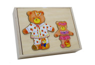 Деревянная рамка Мишка Baby Mix WTS-92-H0168 WTS-92-H0168, Мишка, бежевый
