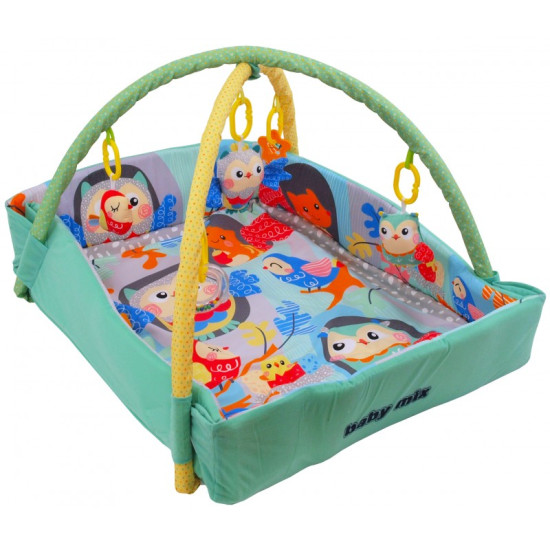 Килимок з бортиками Baby Mix TK/3261CE-DA00 Веселі сови TK/3261CE-DA00, Веселі сови, мультиколір