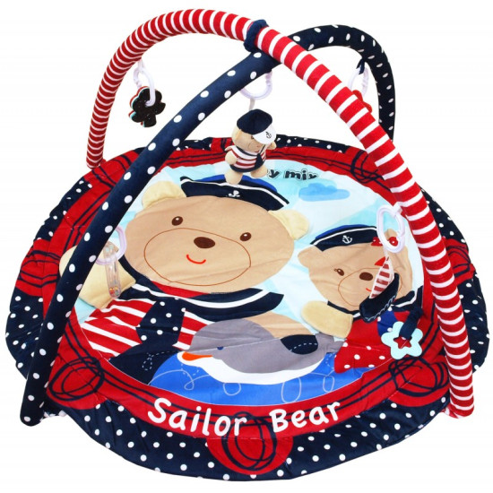 Килимок Baby Mix TK/Q3406C-62104 Ведмедики моряки TK/Q3406C-62104, Ведмедики моряки, синій