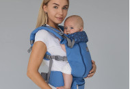 Эрго - рюкзак Love & Carry AIR X LC137, Бриз, голубой