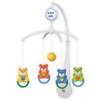 Мобиль Baby Mix пластиковый механический SK / 20039В Мишки SK / 20039В, Мишка, мультиколир