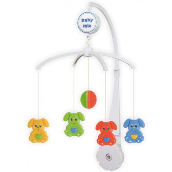 Mobile Baby Mix Mechanical Mechanical SK / 99012 Rabbits SK / 99012, rabbits, multicolyr