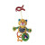 Плюшевая подвеска Baby Mix TE-8377D-18T Тигрик TE-8377D-18T, mix, мультиколир