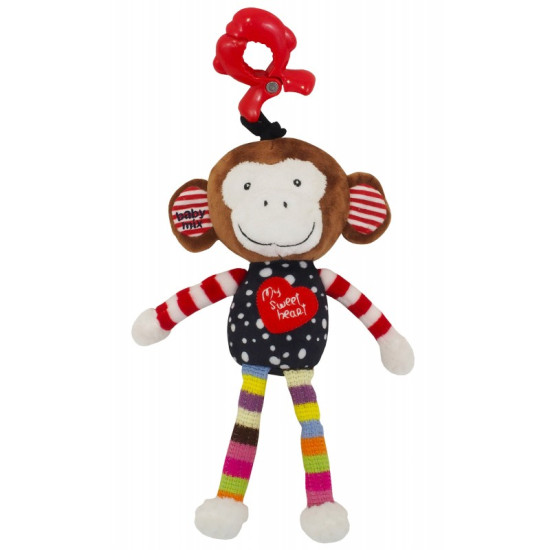Плюшевая подвеска музыкальная Baby Mix P / 1208-EU00 Обезьянка P / 1208-EU00, mix, мультиколир