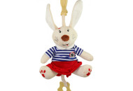 Plush Suspension Musical Baby Mix STK-16390 Rabbit STK-16390B, Boy, White / Blue