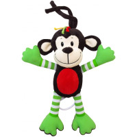 Плюшевая подвеска музыкальная Baby Mix TE-8124-30Y Обезьянка TE-8124-30Y, green, зеленый