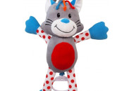 Плюшевая подвеска музыкальная Baby Mix TE-8234-30Y Котик TE-8234-30Y, mix, мультиколир