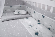 Сменная постель 3 эл Twins Modern 3040-PM-04, голубой, синий