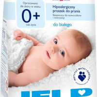 Гипоаллергенный стиральный порошок JELP 0+ для белого 1.12 кг