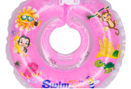 Детский круг для купания SwimBee (-15%) розовый