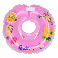 Детский круг для купания SwimBee (-15%) розовый