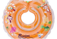 Детский круг для купания SwimBee (-15%) оранжевый