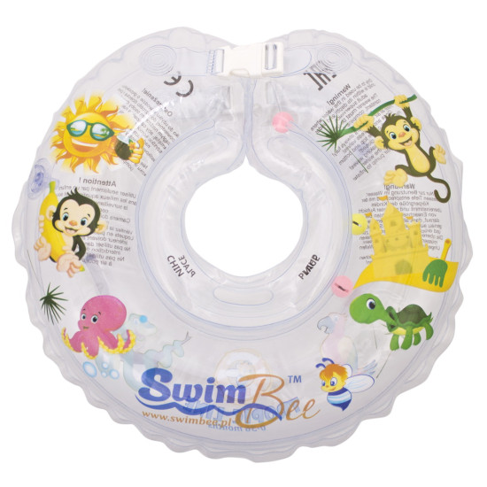 Круг для купания SwimBee (-15%), Прозрачный, белого цвета