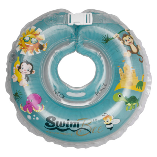 Детский круг для купания SwimBee (-15%) бирюзовый