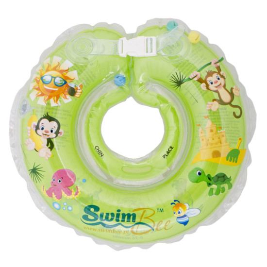 Детский круг для купания SwimBee (-15%) зеленый