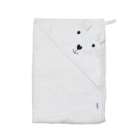 Детское полотенце Twins Bear 100x100 белый 