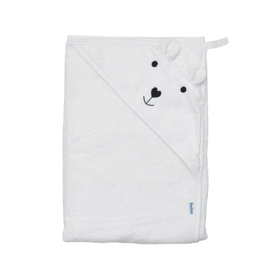 Дитячий рушник Twins Bear 100x100 білий