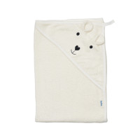 Детское полотенце Twins Bear 100x100 экрю