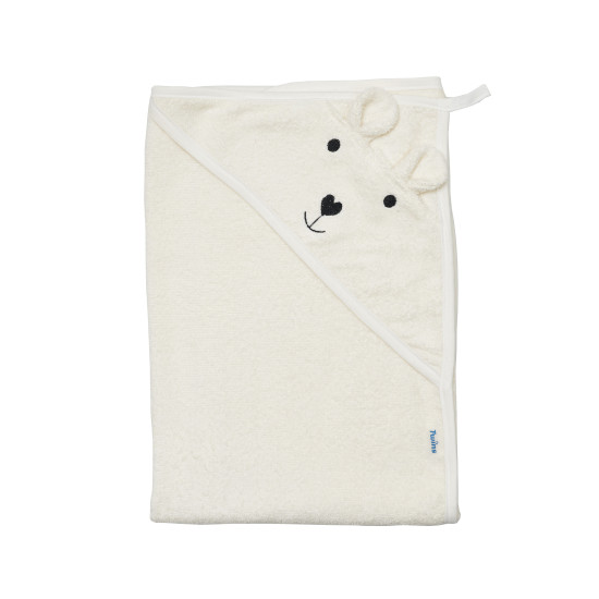 Детское полотенце Twins Bear 100x100 экрю
