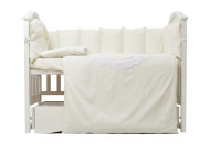 Постельный комплект 6 эл Babycentre & Twins Moonlight экрю